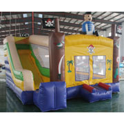 inflatable pirate combo bouncy castle